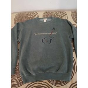 MEN'S '90'S VINTAGE "ROCK & ROLL HALL OF FAME " Sweatshirt - Size M /Color: Sage